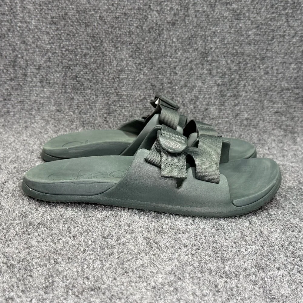 Chaco Chillos Slide‎ Sandals Men's 10 Athletic Beach Slip On Recovery Flip Flops